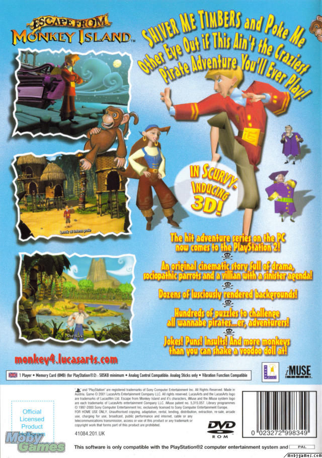 Escape From Monkey Island