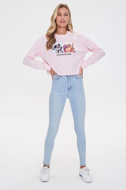 Angel Graphic Long-Sleeve Tee