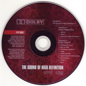 The Sound of High Definition (HD DVD)