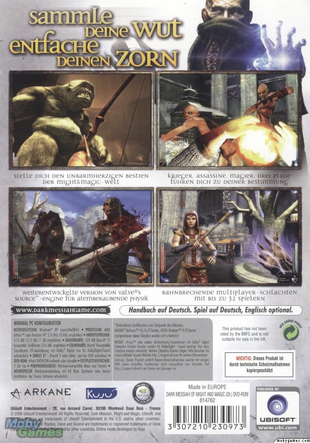 Dark Messiah of Might & Magic