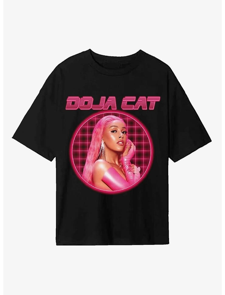 Doja Cat Laser Grid Portrait T-Shirt