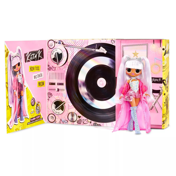 L.O.L. Surprise! O.M.G. Remix Kitty K Fashion Doll – 25 Surprises with Music