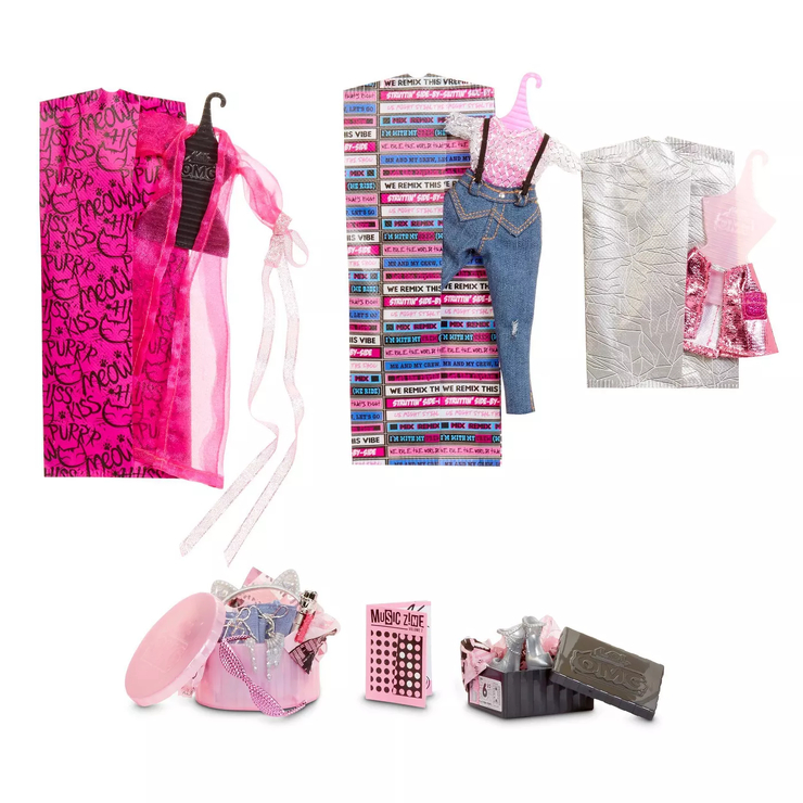 L.O.L. Surprise! O.M.G. Remix Kitty K Fashion Doll – 25 Surprises with Music