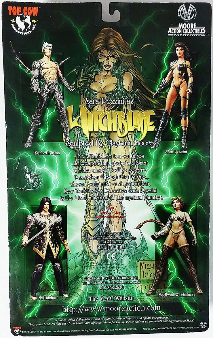 Sara Pezzini as Witchblade: Action Figure (gold)