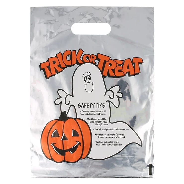 Reflective Ghost Trick-or-Treat Bag-Blank