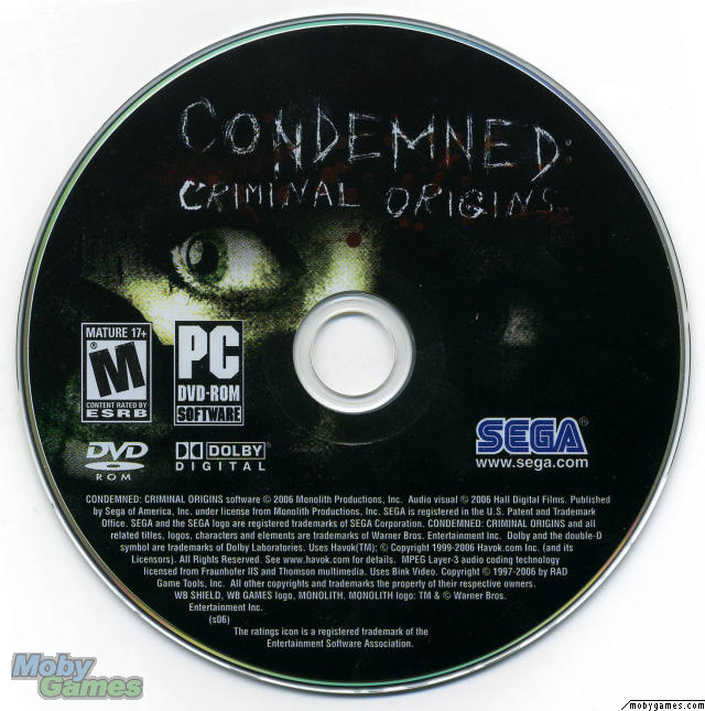Condemned: Criminal Origins