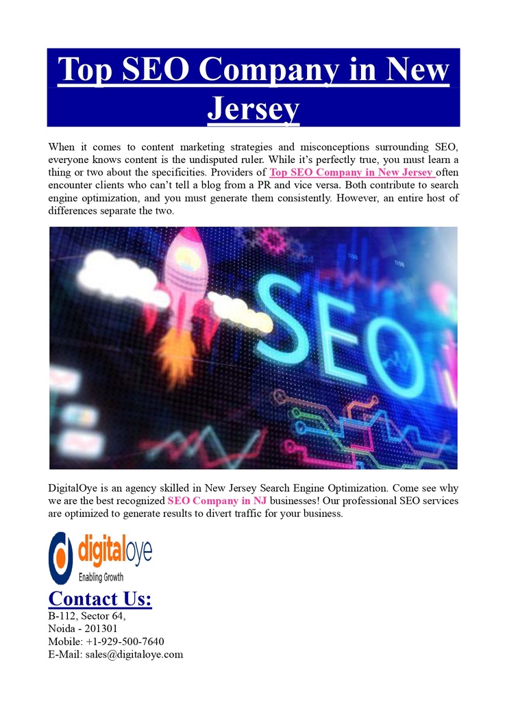 Top SEO Company in New Jersey