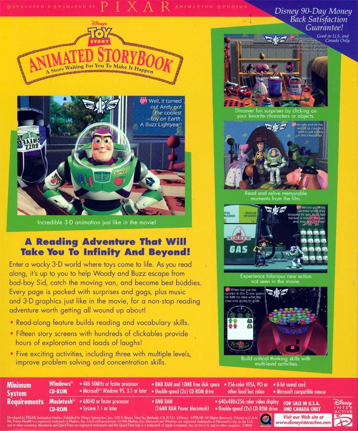Disney's Animated Storybook: Toy Story