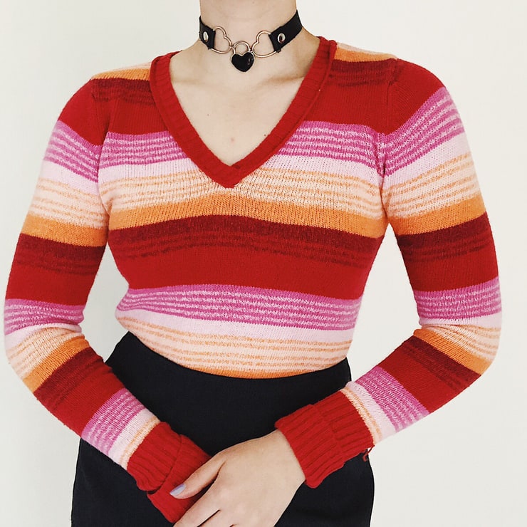 CLEARANCE 90’s/y2k Limited Too striped knit sweater....