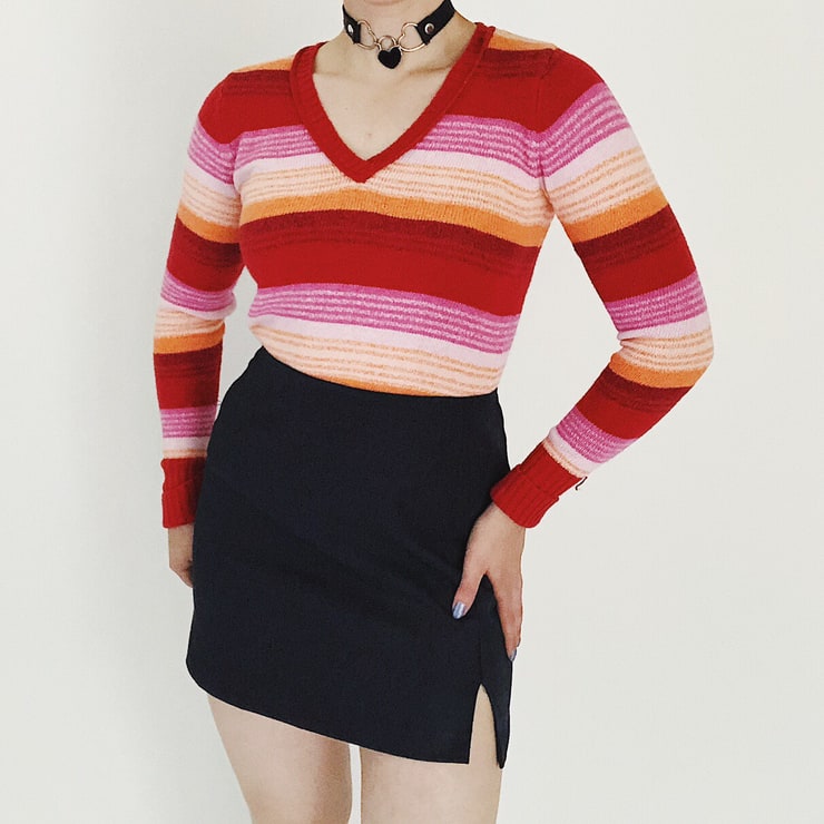 CLEARANCE 90’s/y2k Limited Too striped knit sweater....