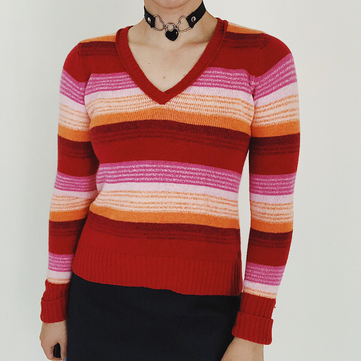 CLEARANCE 90’s/y2k Limited Too striped knit sweater....