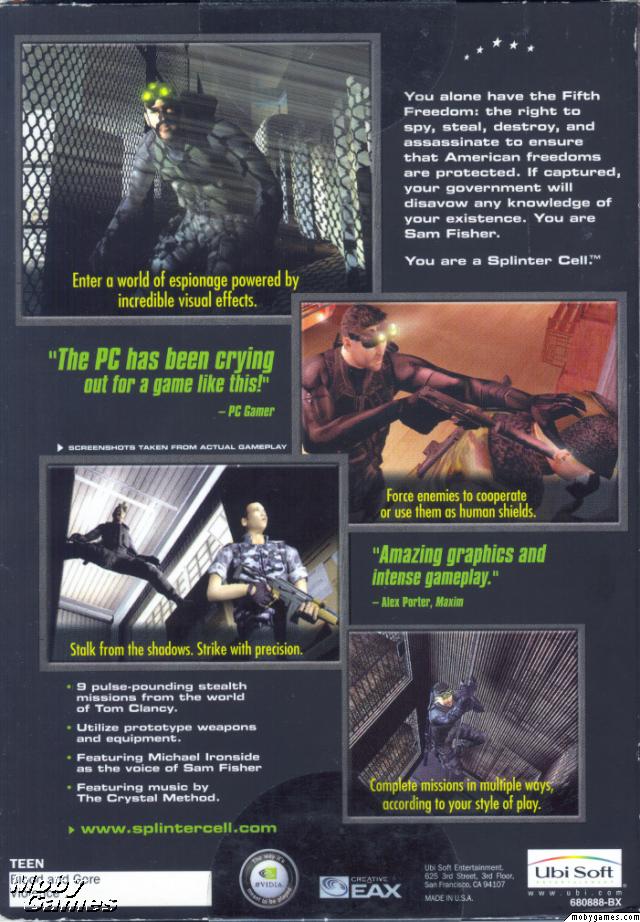 Tom Clancy's Splinter Cell