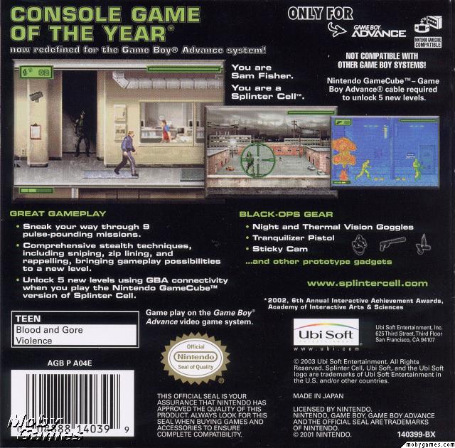 Tom Clancy's Splinter Cell