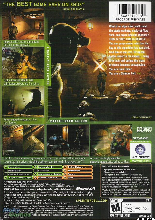 Tom Clancy's Splinter Cell: Chaos Theory