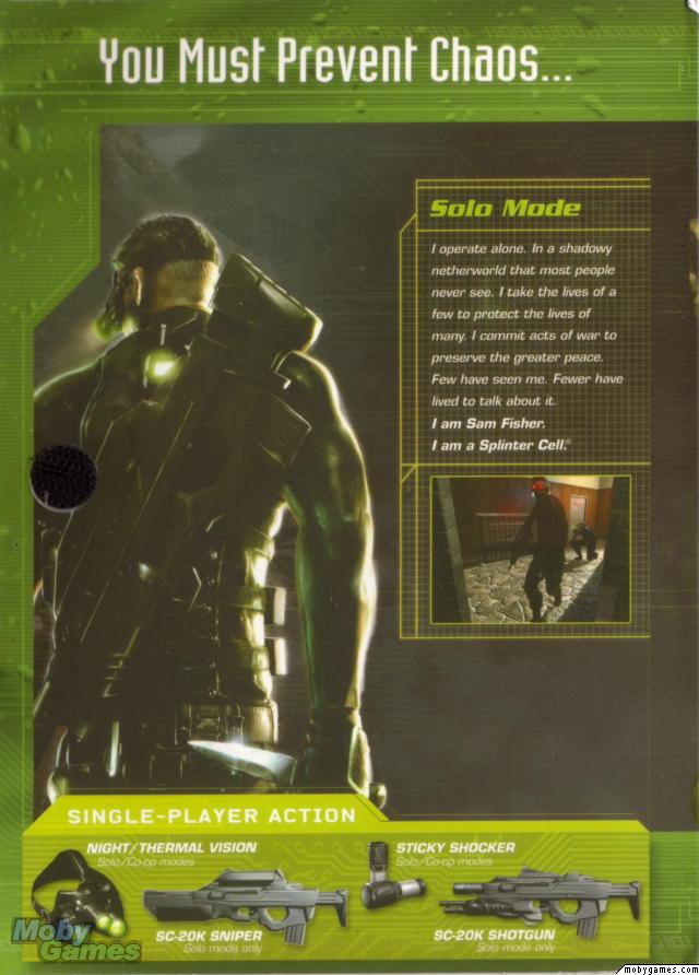 Tom Clancy's Splinter Cell: Chaos Theory