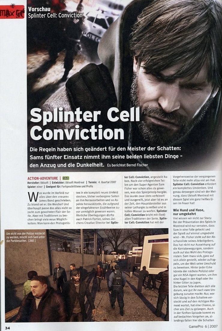 Tom Clancy's Splinter Cell: Conviction