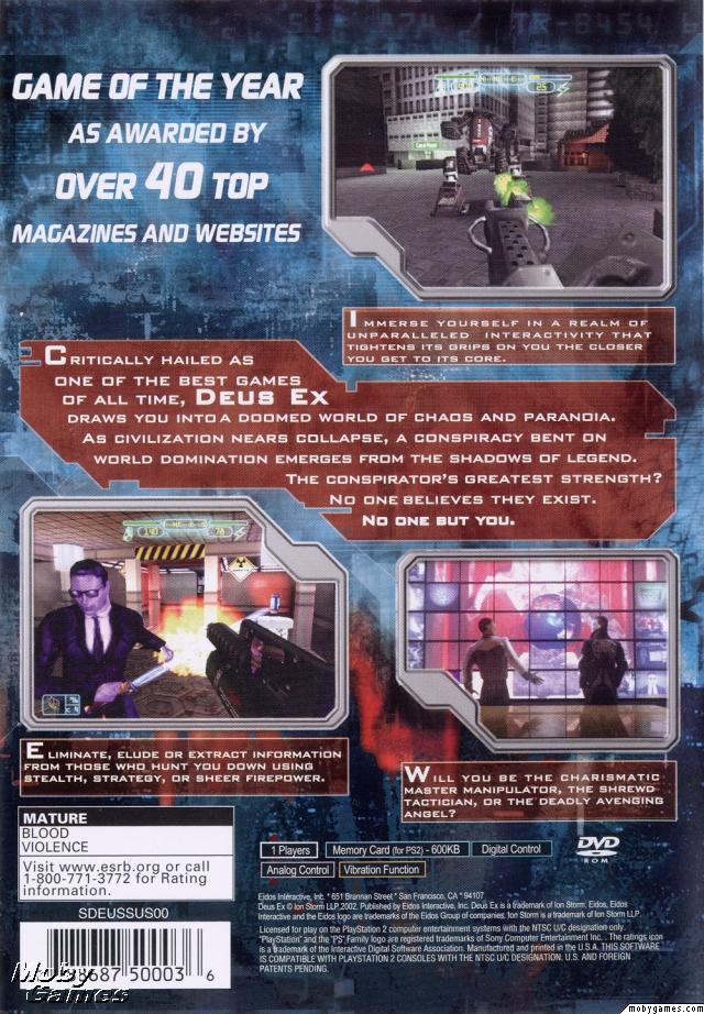 Deus Ex: The Conspiracy