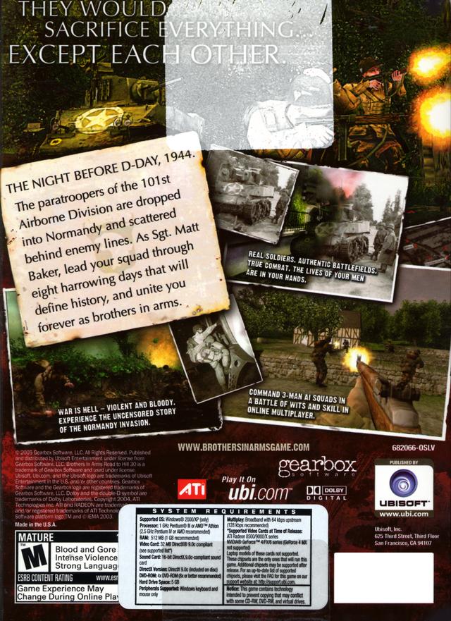 Brothers in Arms: Road to Hill 30