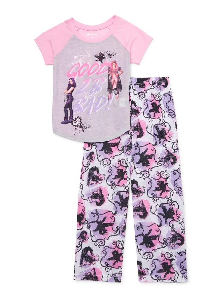 Disney Descendants Girls 6-14 2-Piece Pajama Top & Wide Pant Set