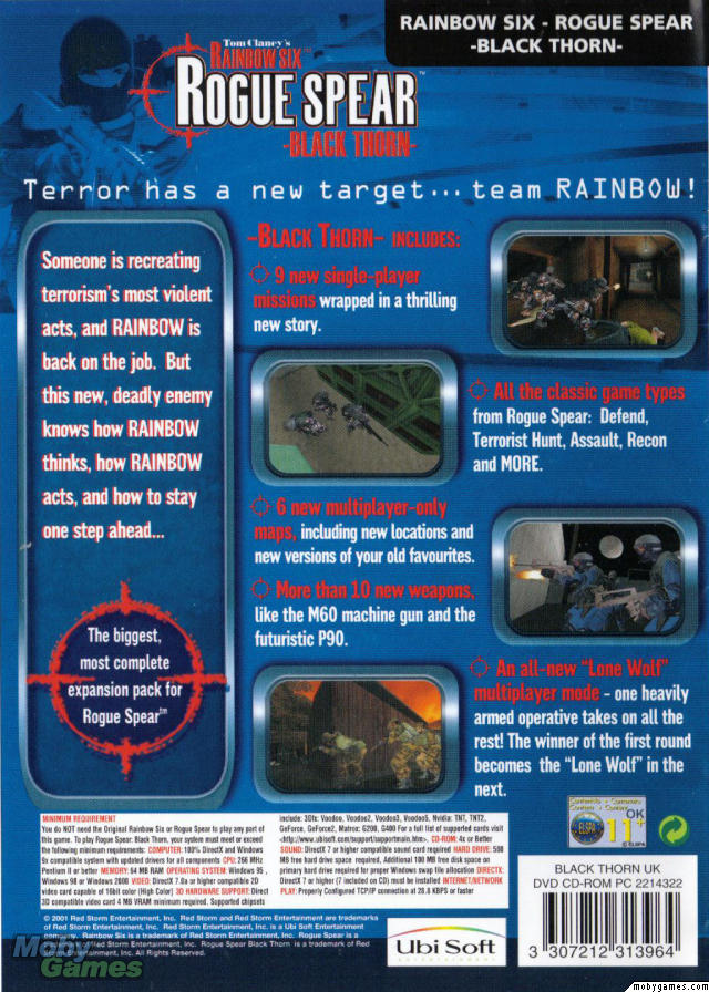 Rainbow Six: Rogue Spear - Black Thorn