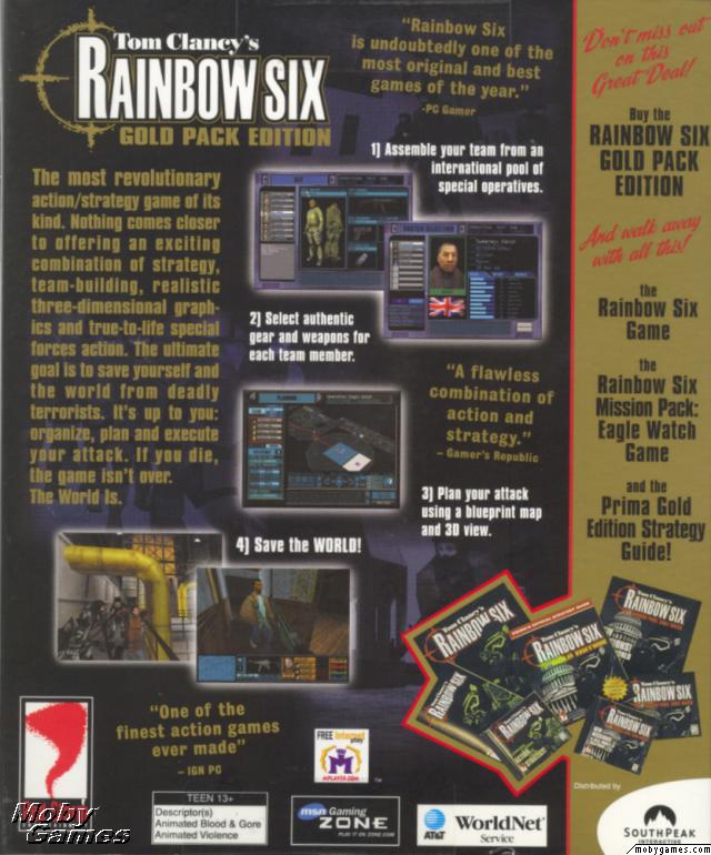 Tom Clancy's Rainbow Six Gold Pack Edition