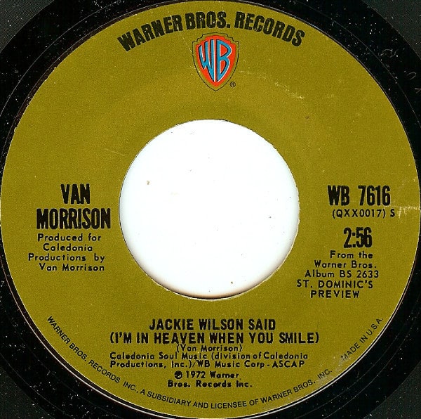 Jackie Wilson Said (I'm In Heaven When You Smile)‎
