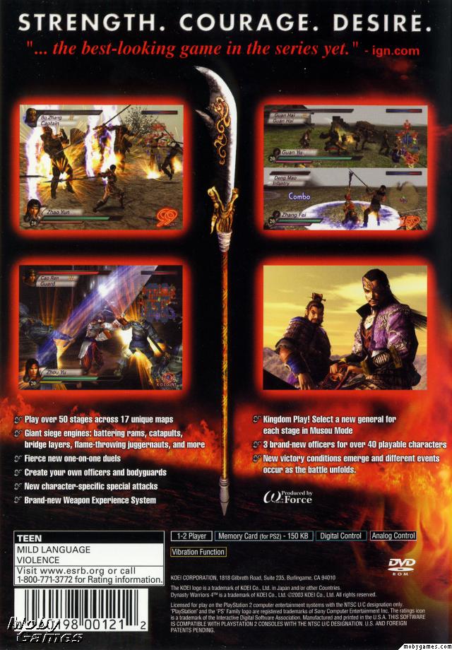 Dynasty Warriors 4