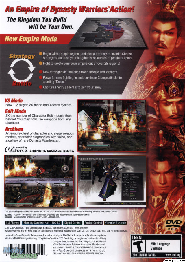 Picture of Dynasty Warriors 4: Empires