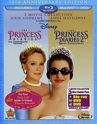 The Princess Diaries: Two-Movie Collection (Three-Disc Combo Blu-ray/DVD Combo in Blu-ray Packaging)