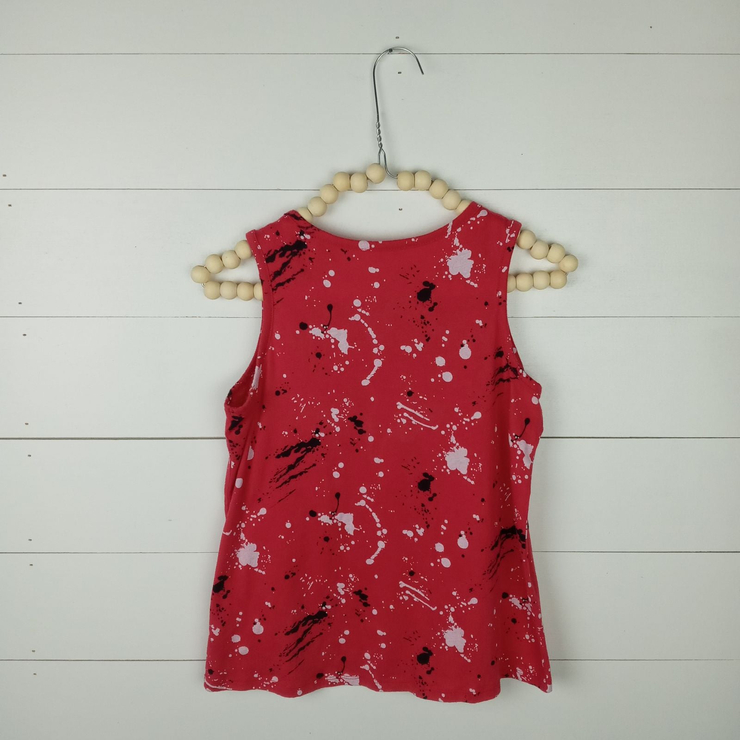 Justice Girls 12 splatter paint tank