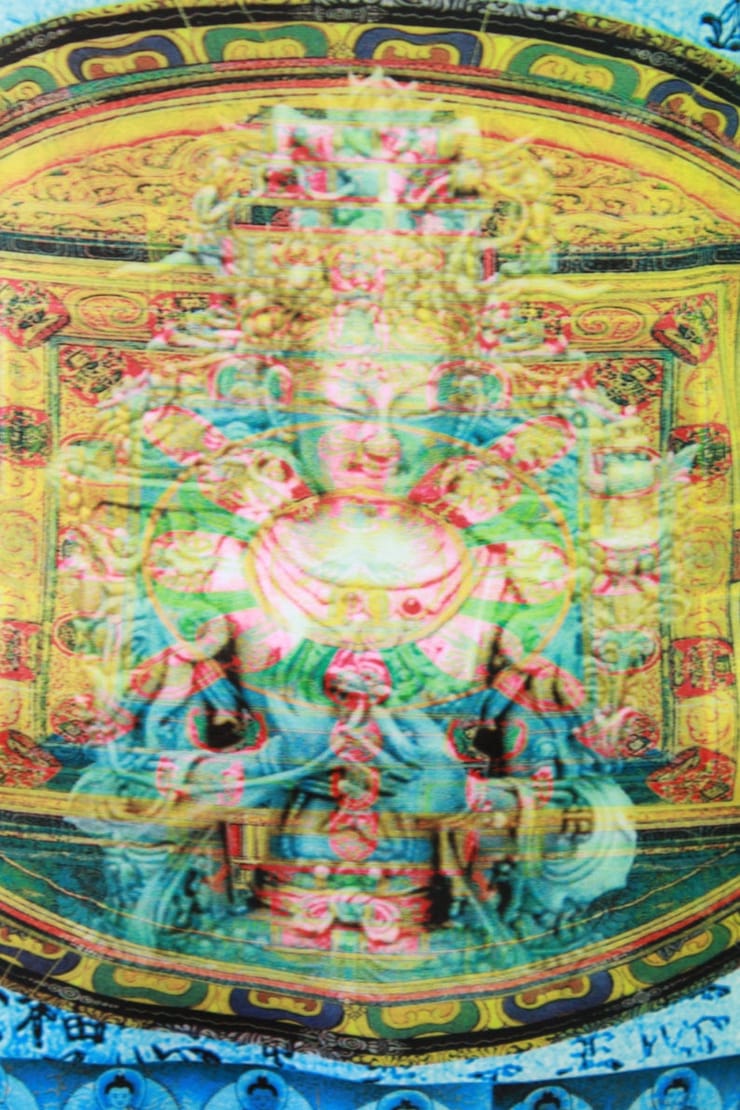 90s  Buddha  Digital Graphic  Psychedelic  Photo Print