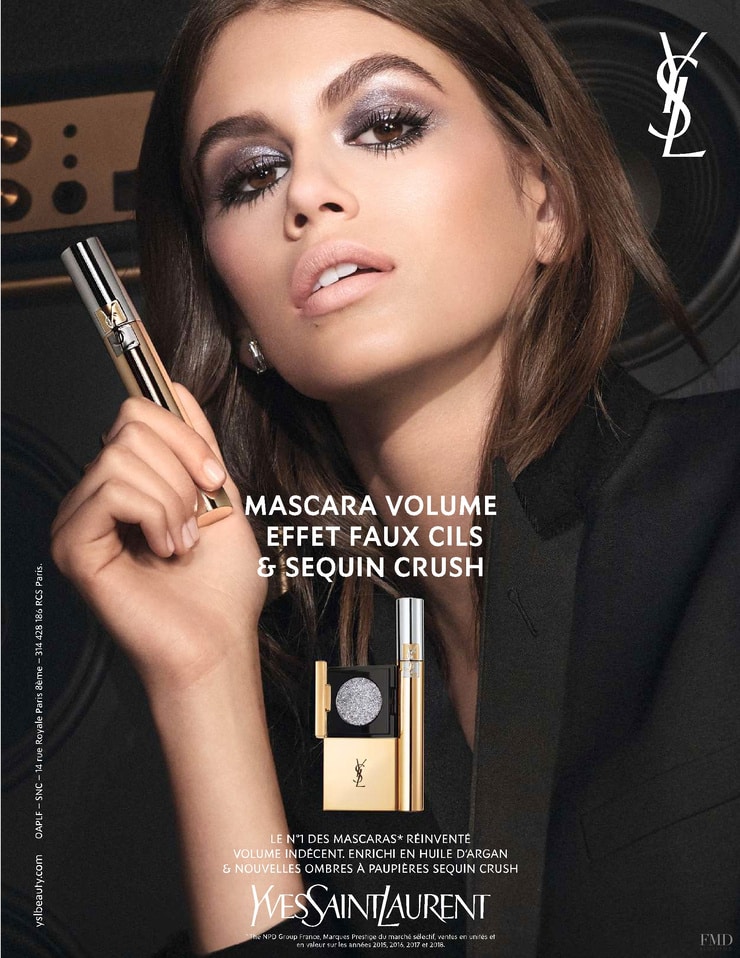 Kaia Gerber YSL Beauty campaign 2019