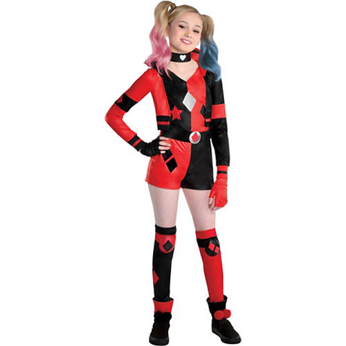 Image of Child Harley Quinn Costume - DC Comics