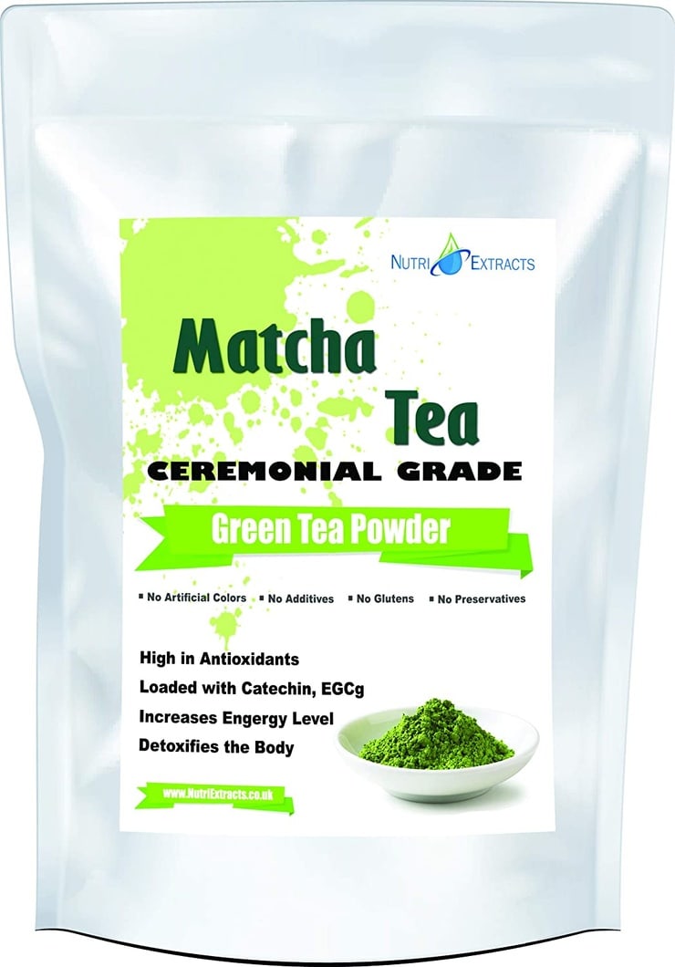 NutriExtracts Matcha Green Tea Powder Ceremonial Grade 200g | Natural Antioxidant | Vegan Friendly
