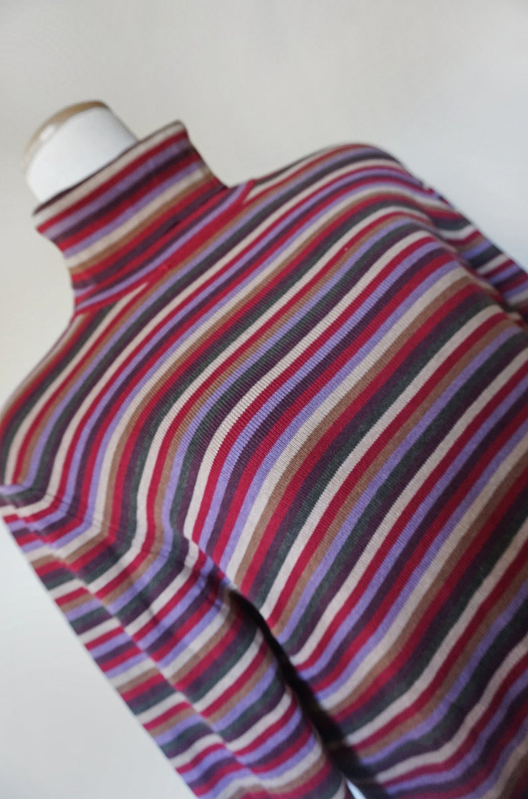 90s Striped Jumper with Roll-Neck  Eddie Bauer Sweater