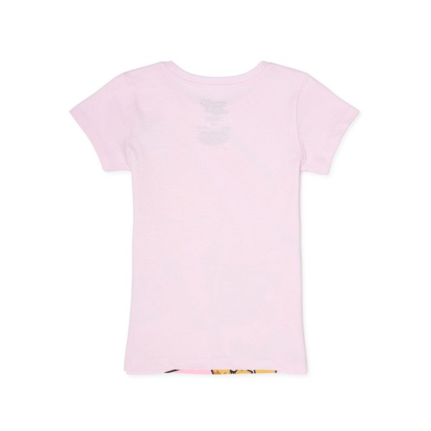 Nickelodeon JoJo Siwa and BowBow Girls Glitter Graphic T-Shirt, Sizes 4-16