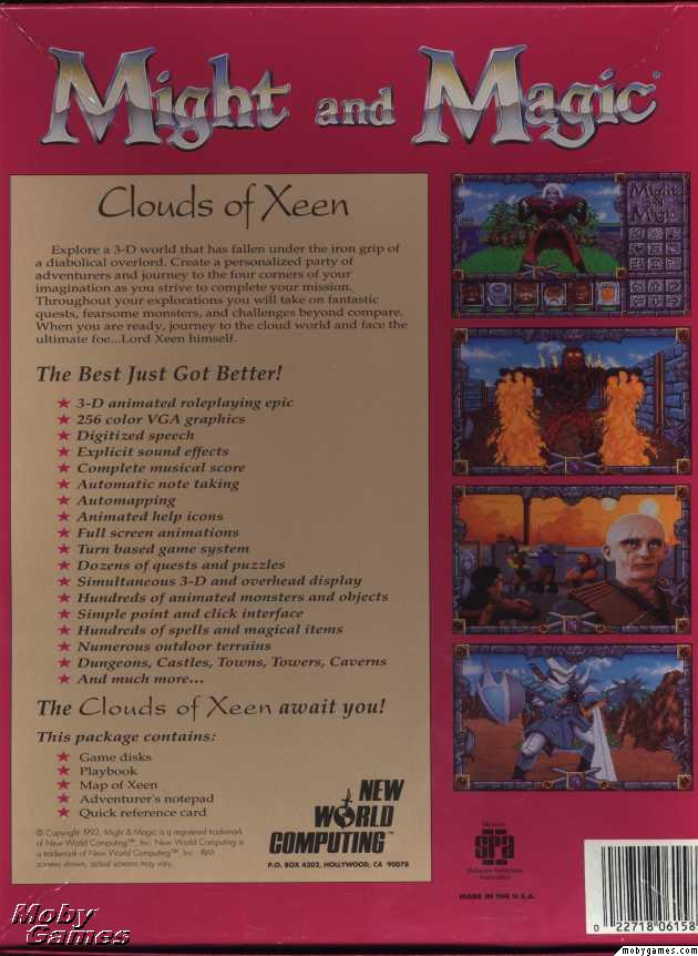 Might and Magic: Clouds of Xeen