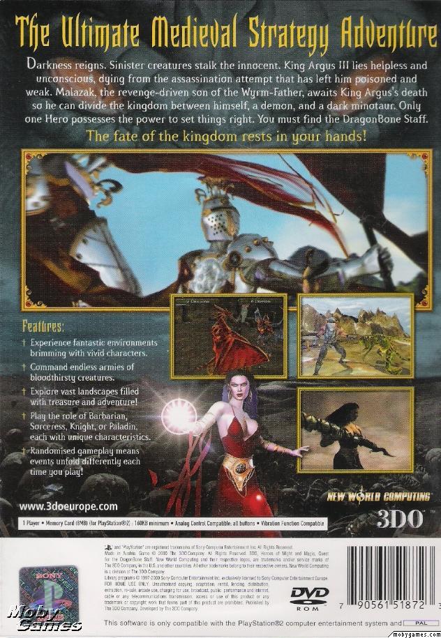 Heroes of Might and Magic: Quest for the DragonBone Staff