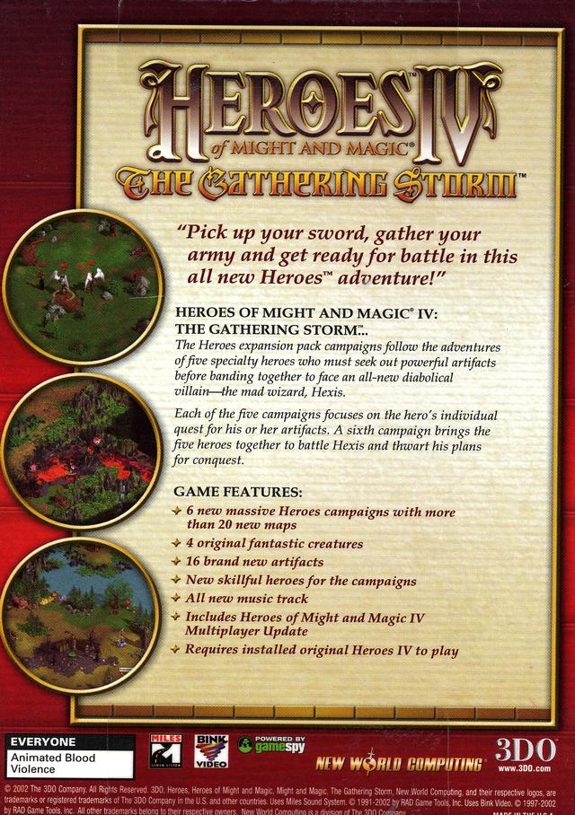 Heroes of Might and Magic IV: The Gathering Storm (Expansion)