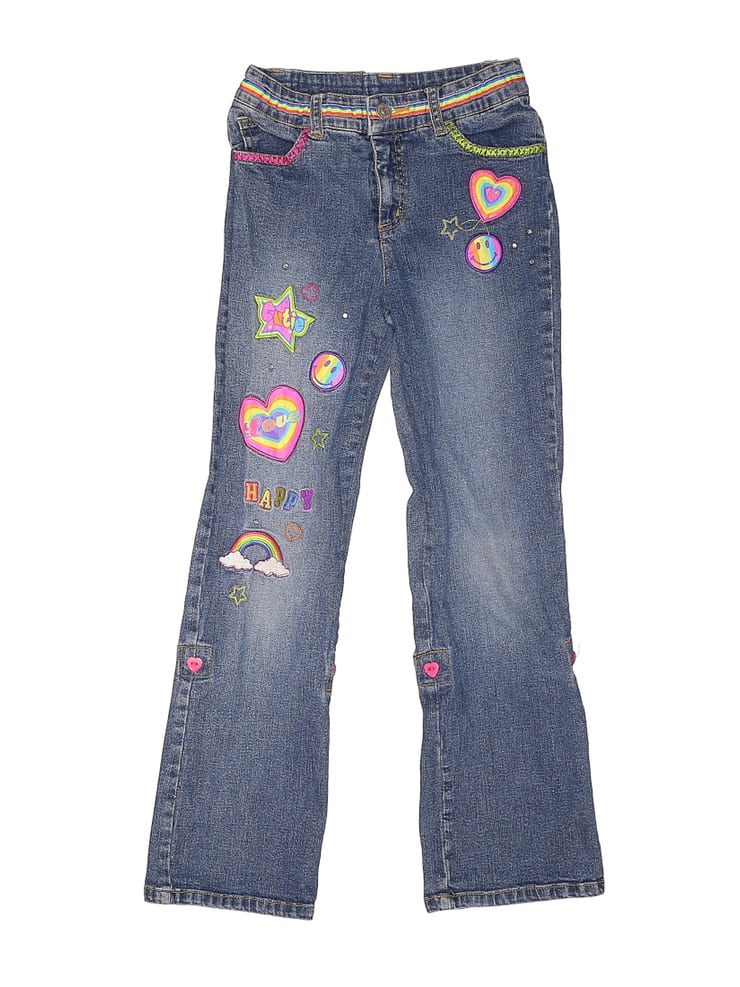 Pre-Owned Lisa Frank Girl's Size 8 Jeans