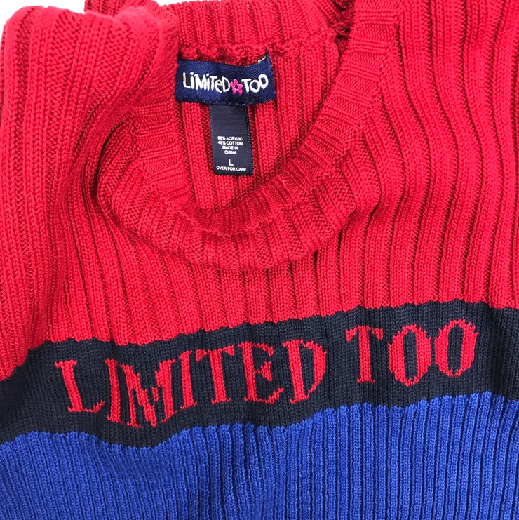 Vintage 90’s Limited Too multicolored striped long...