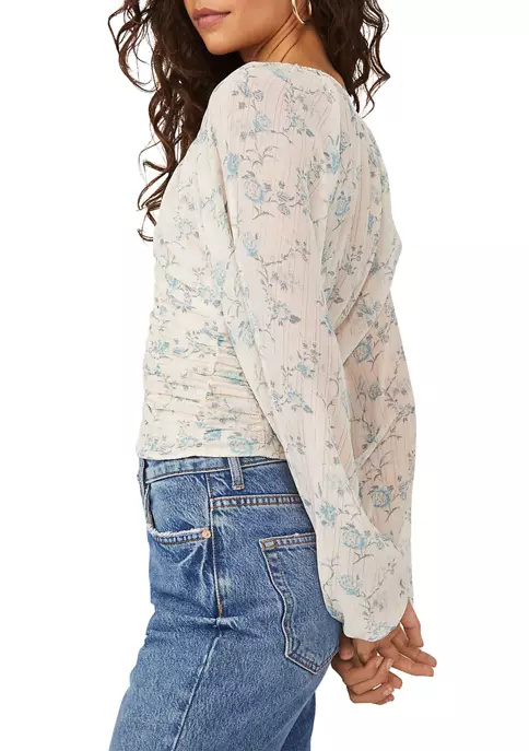 Free People New Final Rose Blouse