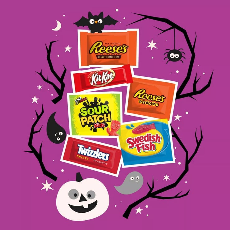 Hershey's Halloween Chocolate & Sweets Variety Pack - 33.34oz/75ct