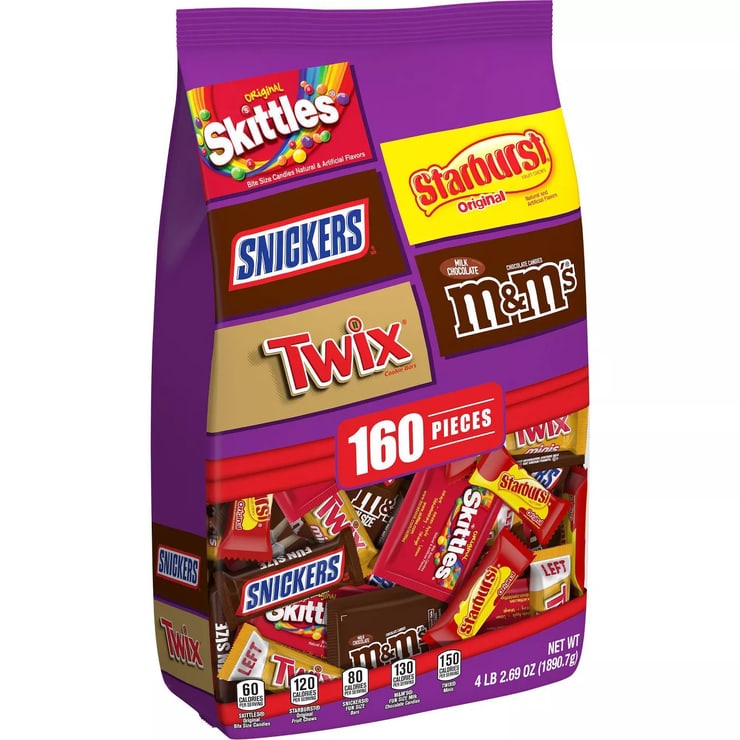 Picture of Skittles, Starburst, Snickers, Twix, M&Ms Halloween Candy ...