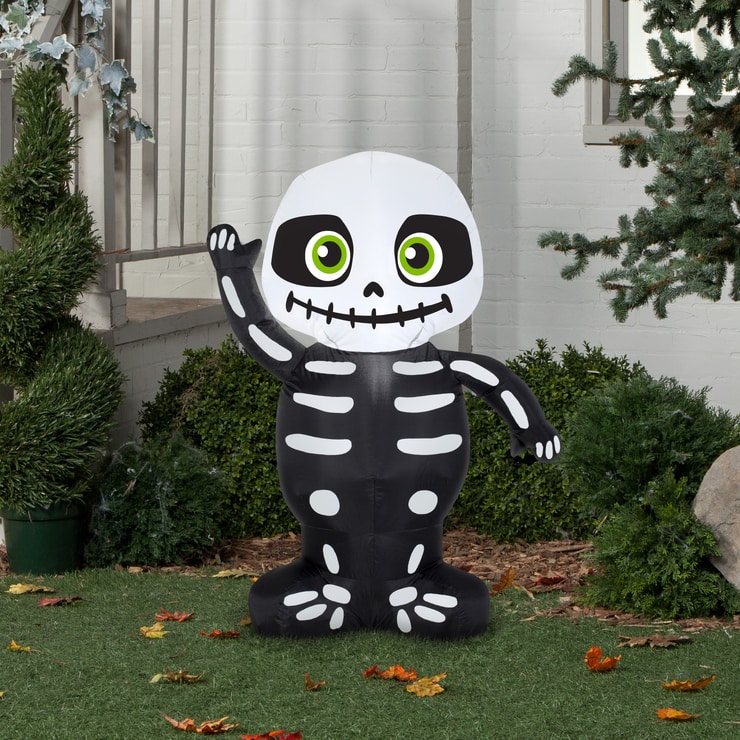 Picture Of Airblown Inflatable-skeleton By Gemmy Industries