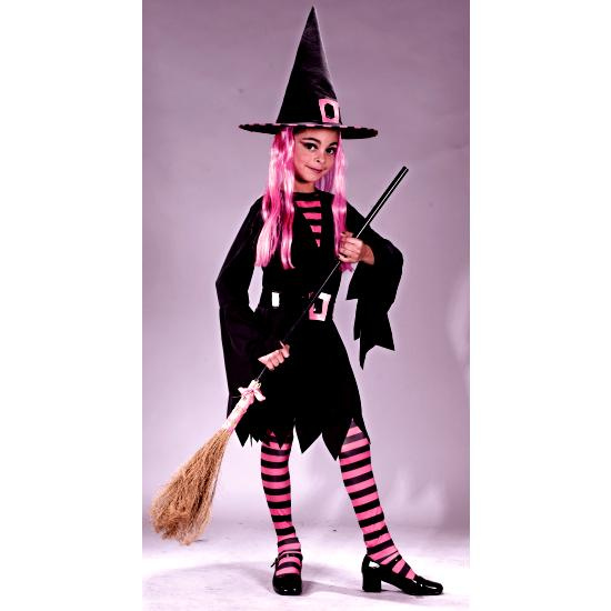 Pretty in Pink Witch Kids Halloween Costume