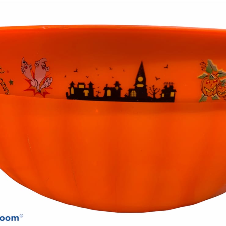 Nostalgic 1990s Large Graphic HALLOWEEN CANDY BOWL...