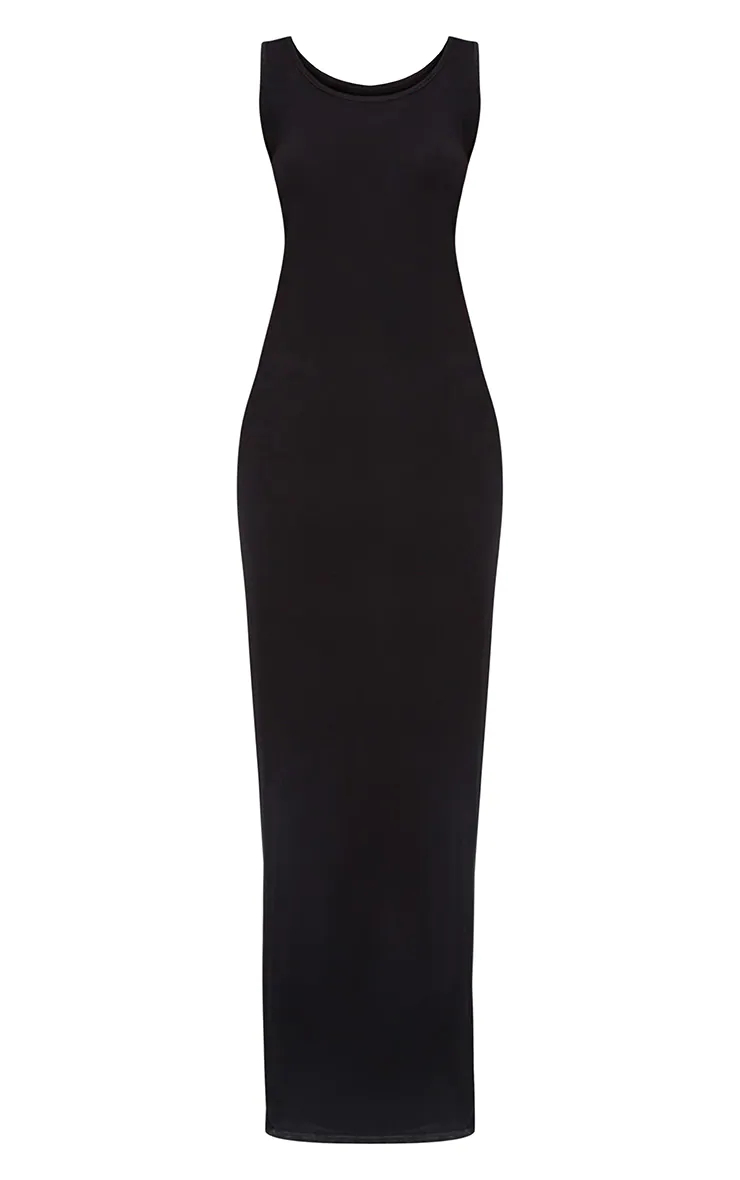 Basic Black Maxi Dress