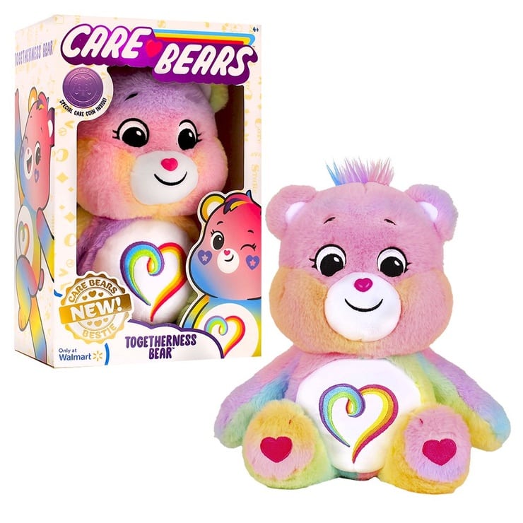 NEW SEALED 2021 Care Bears Togetherness Bear w/ Coin Walmart Exclusive