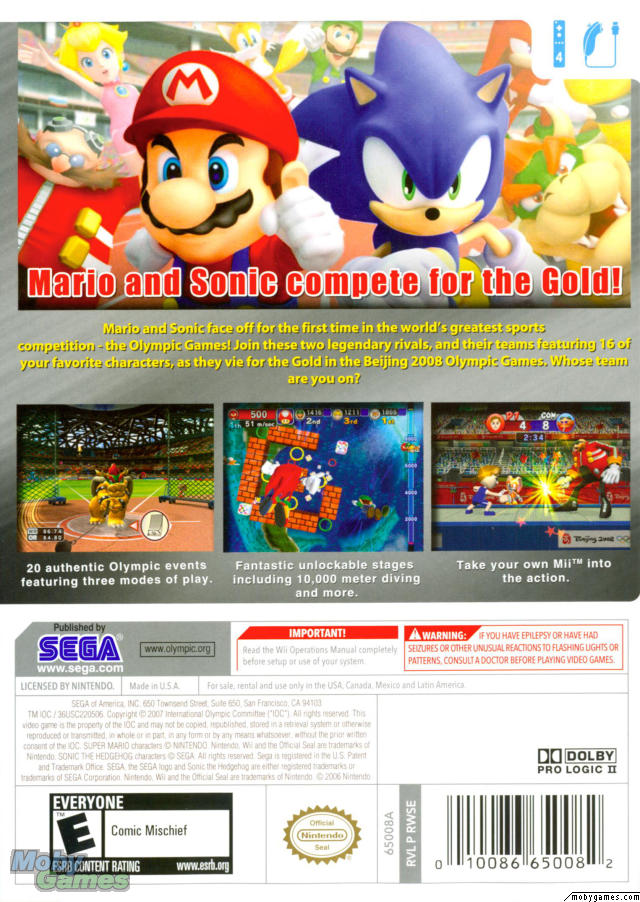 Mario & Sonic at the Olympic Games